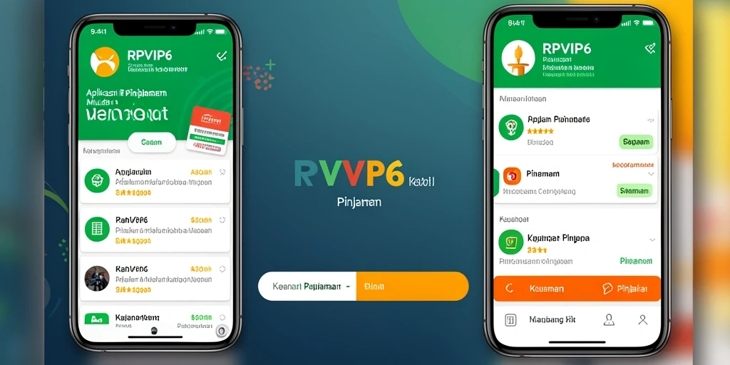 Antarmuka aplikasi RPVIP6 yang intuitif dan mudah digunakan.